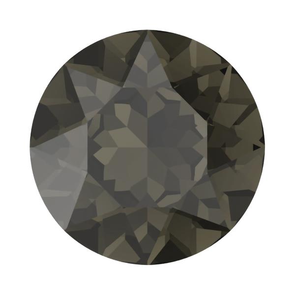 Swarovski Round Stones 1200 ss 55 Black Diamond F