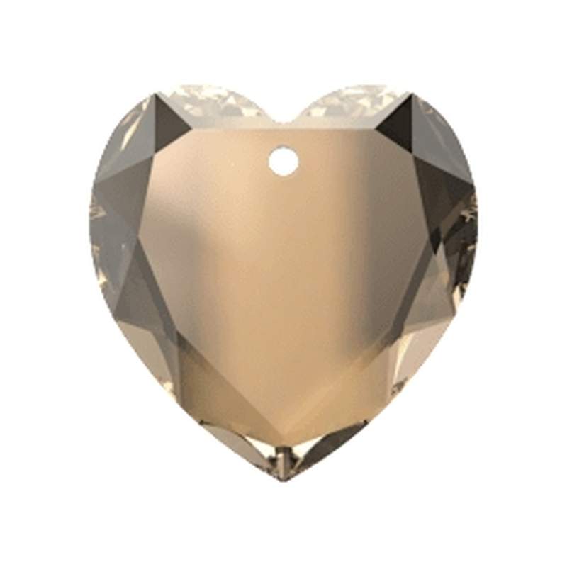 Swarovski Crystal Pendants 6225 18 mm Crystal Golden Shadow