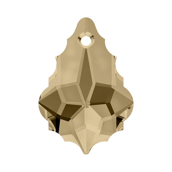 Swarovski Crystal Pendants 6090 16 x 11 mm Crystal Golden Shadow