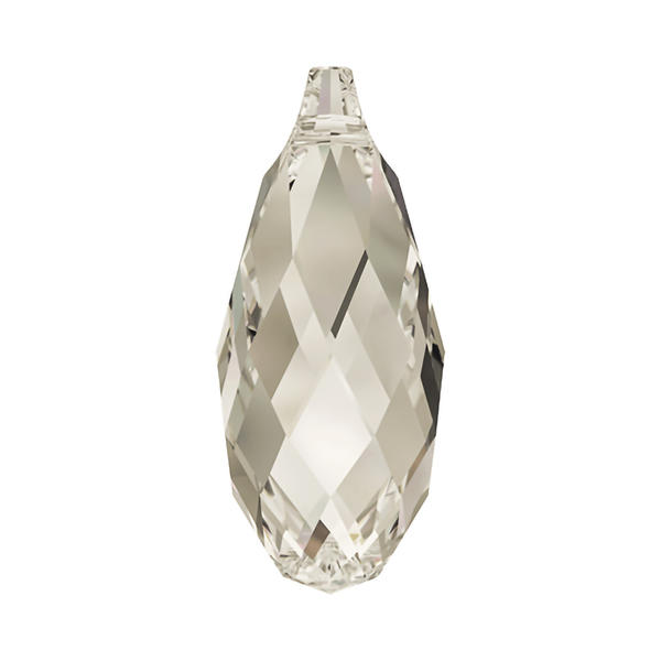 Swarovski Crystal Pendants 6010 17 x 8,5 mm Crystal Silver Shade