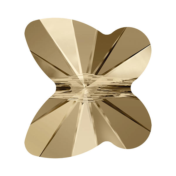 Swarovski Crystal Beads 5754 10 mm Crystal Golden Shadow