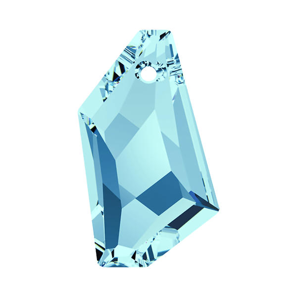 Swarovski Crystal Pendants 6670 18 mm Aquamarine