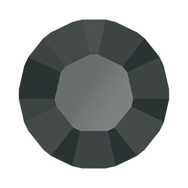 Swarovski Round Stones 1028 pp 6 Jet Hematite F