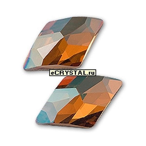 Swarovski Flatback Crystals 2709 10 x 6 mm Crystal Copper F
