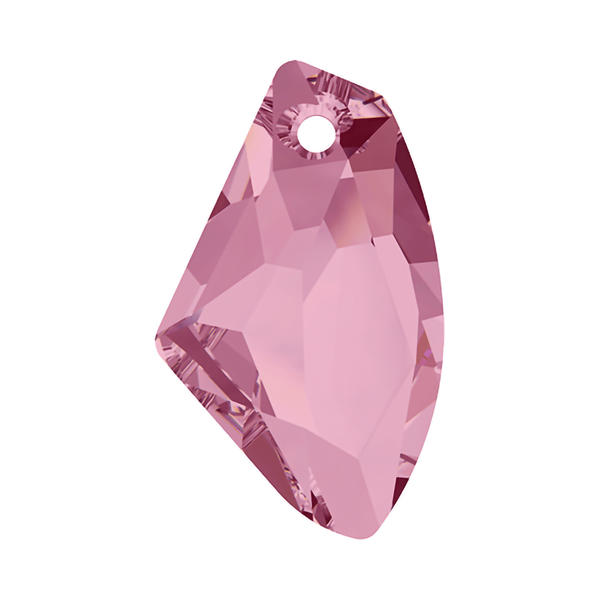 Swarovski Crystal Pendants 6656 27 mm Light Rose