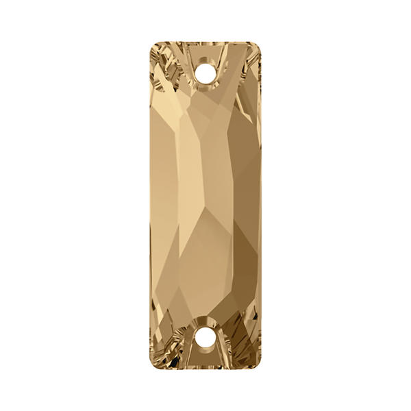Swarovski Sew-on Crystals 3255 26 x 8,5 mm Crystal Golden Shadow F