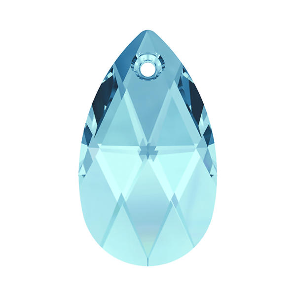 Swarovski Crystal Pendants 6106 28 mm Aquamarine
