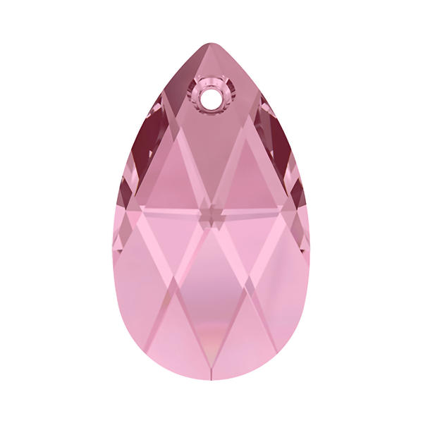 Swarovski Crystal Pendants 6106 16 mm Light Rose
