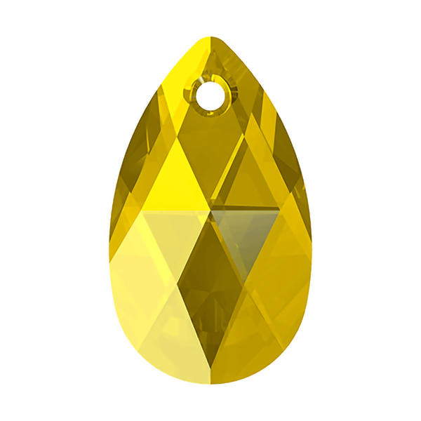 Swarovski Crystal Pendants 6106 16 mm Light Topaz