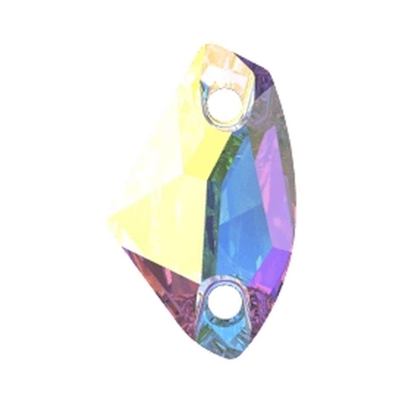 Swarovski Sew-on Crystals 3256 27 x 16 mm Crystal AB F