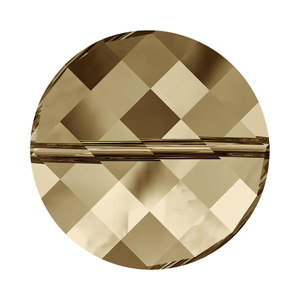 Swarovski Crystal Beads 5621 22 mm Crystal Golden Shadow