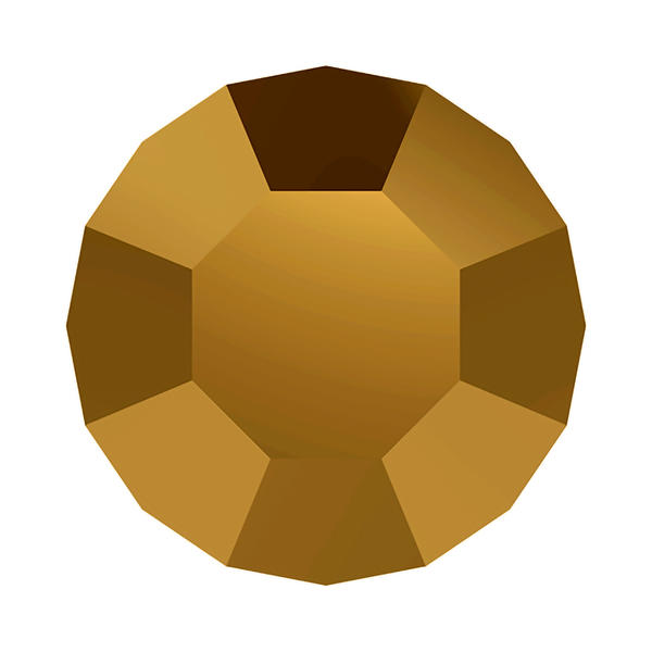 Swarovski Round Stones 1100 pp 5 Crystal Dorado F