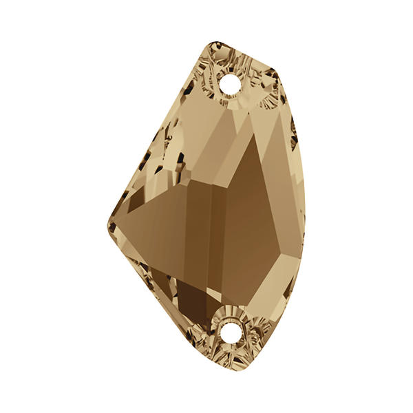 Swarovski Sew-on Crystals 3256 14 x 8,5 mm Crystal Golden Shadow F