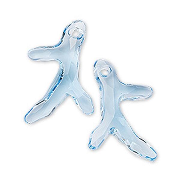 Swarovski Crystal Pendants 6790 30 mm Aquamarine