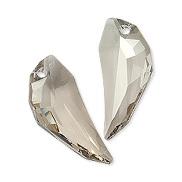 Swarovski Crystal Pendants 6150 30 mm Crystal Silver Shade