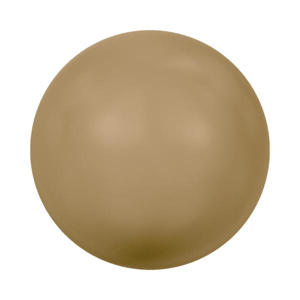 Swarovski Crystal Pearls 5810 4 mm Crystal Antique Brass Pearl