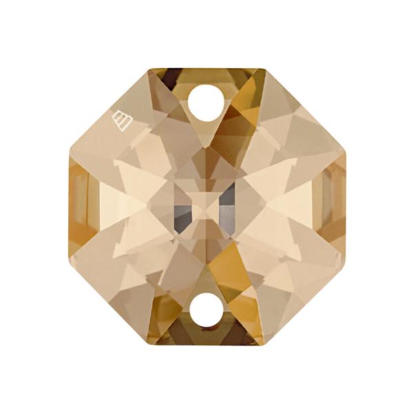Swarovski Lighting Crystals 8116 14 mm Crystal Golden Teak