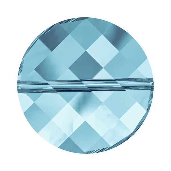 Swarovski Crystal Beads 5621 18 mm Aquamarine