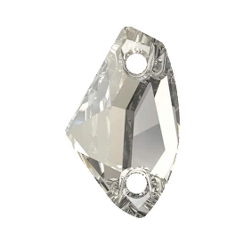 Swarovski Sew-on Crystals 3256 14 x 8,5 mm Crystal Silver Shade F