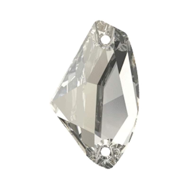 Swarovski Sew-on Crystals 3256 27 x 16 mm Crystal Silver Shade F