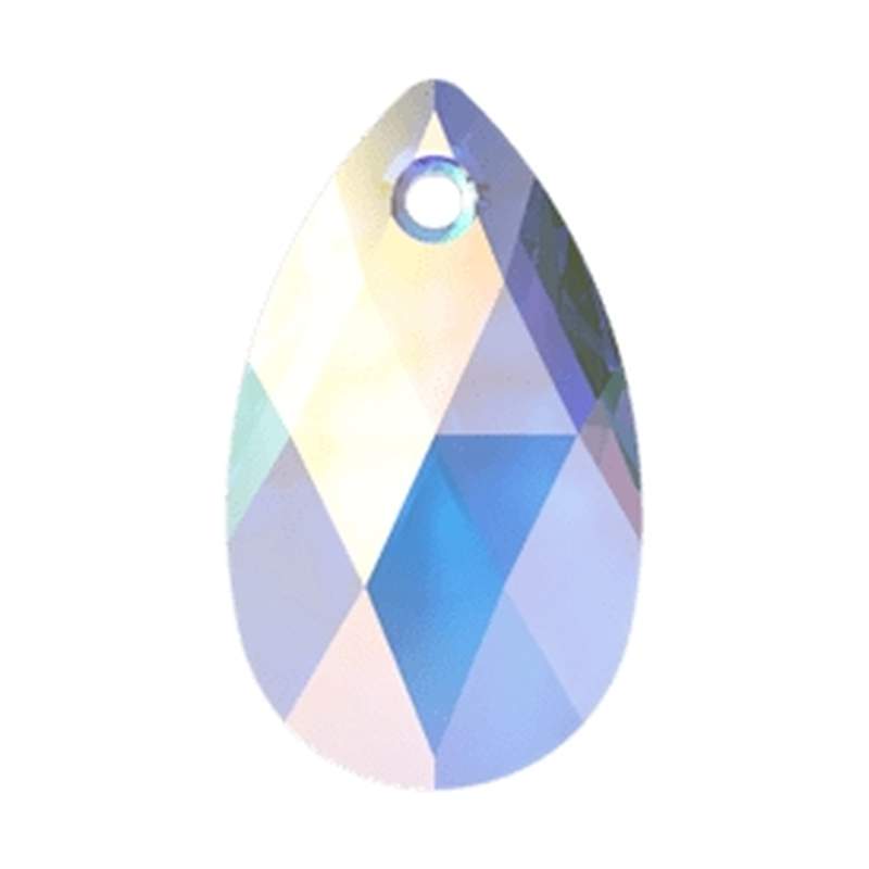 Swarovski Crystal Pendants 6106 22 mm Aquamarine AB