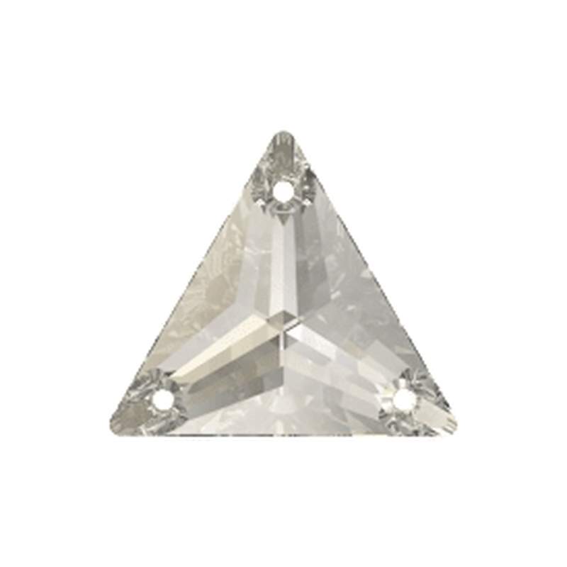 Swarovski Sew-on Crystals 3270 22 mm Crystal Silver Shade F
