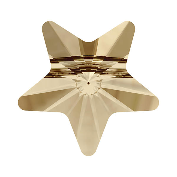 Swarovski Crystal Beads 5714 12 mm Crystal Golden Shadow