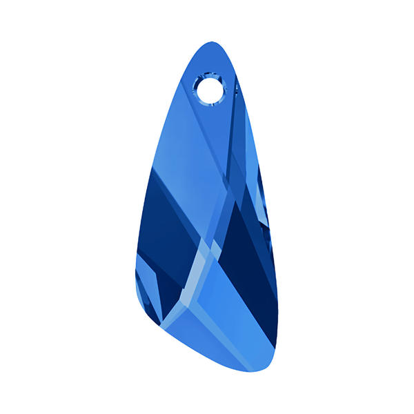 Swarovski Crystal Pendants 6690 23 mm Capri Blue