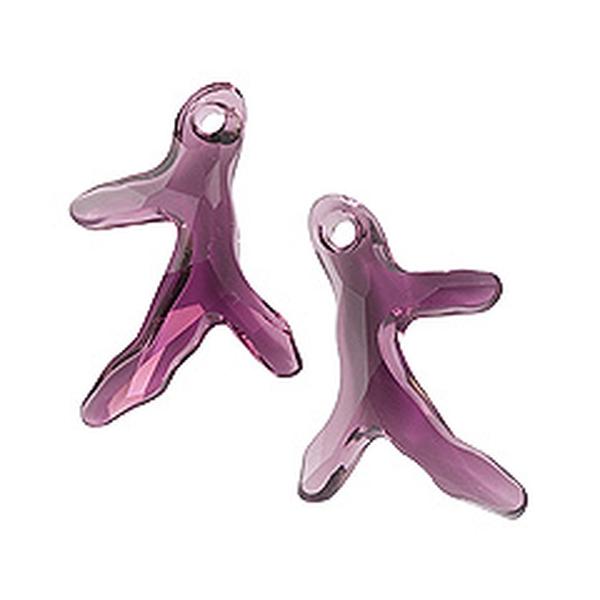Swarovski Crystal Pendants 6790 30 mm Amethyst
