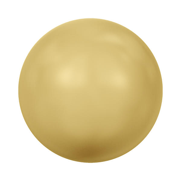 Swarovski Crystal Pearls 5811 14 mm Crystal Gold Pearl