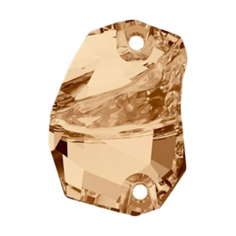 Swarovski Sew-on Crystals 3257 27 x 19 mm Crystal Golden Shadow F
