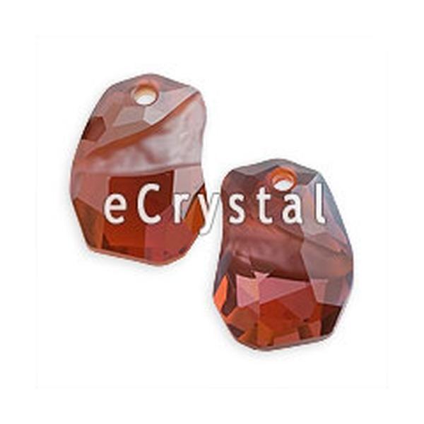 Swarovski Crystal Pendants 6191 19 mm Crystal Red Magma