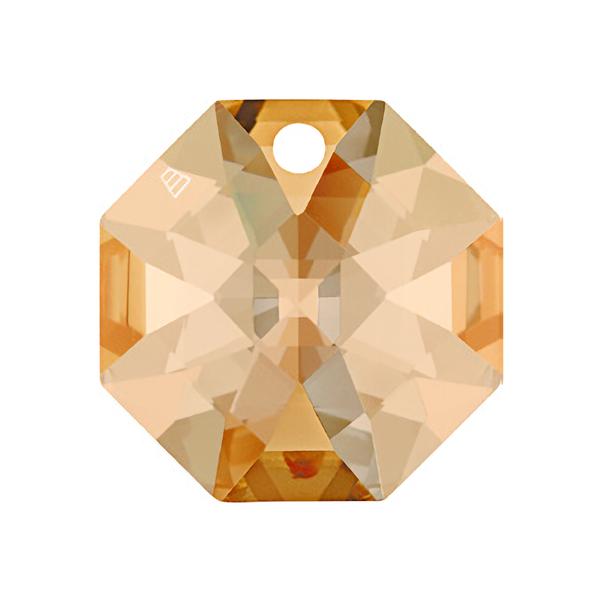 Swarovski Lighting Crystals 8115 14 mm Crystal Golden Shadow