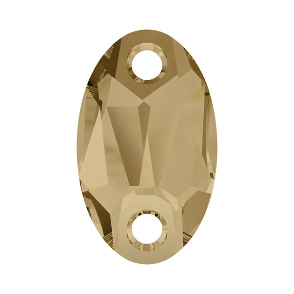 Swarovski Sew-on Crystals 3231 28 x 17 mm Crystal Golden Shadow