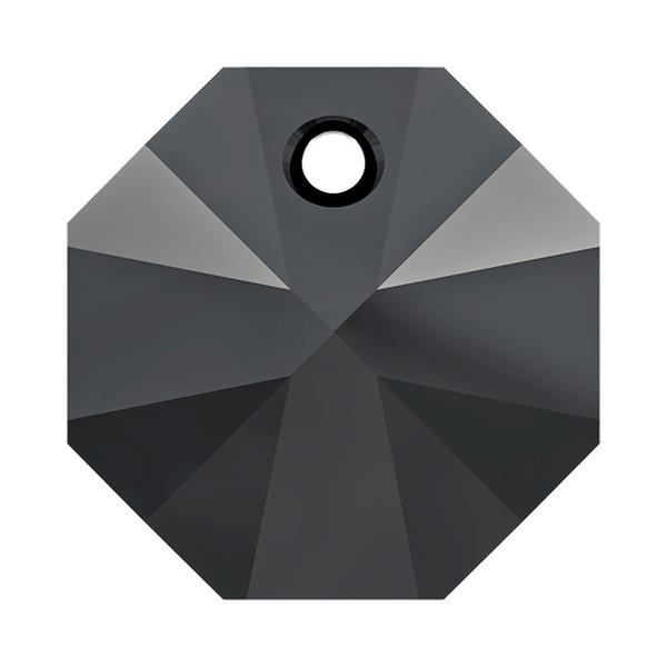 Swarovski Crystal Pendants 6401 14 mm Jet