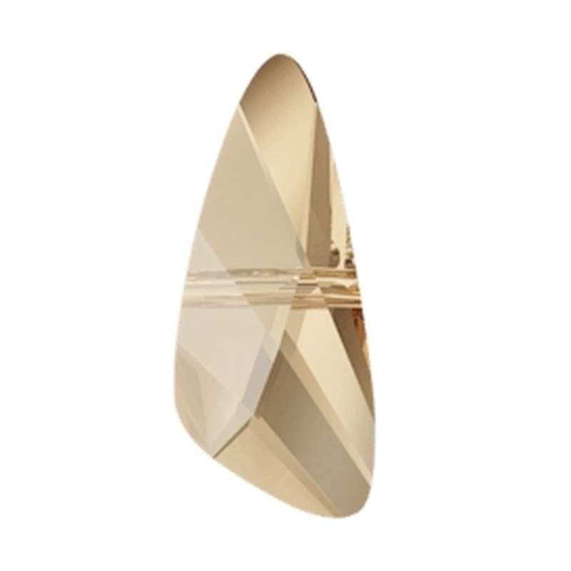 Swarovski Crystal Beads 5590 7,5 x 18 mm Crystal Golden Shadow