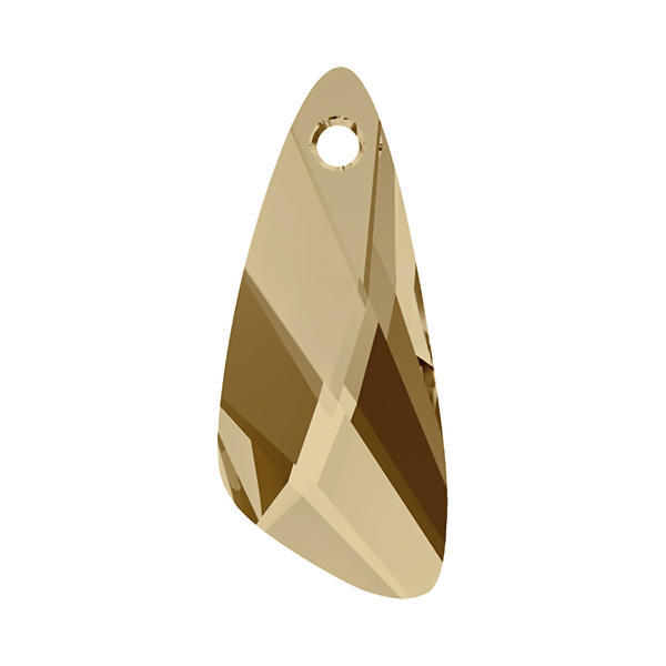 Swarovski Crystal Pendants 6690 27 mm Crystal Golden Shadow
