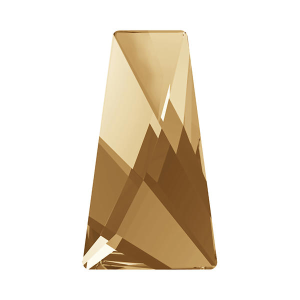 Swarovski Flatback Crystals 2770 6 x 3,5 mm Crystal Golden Shadow F