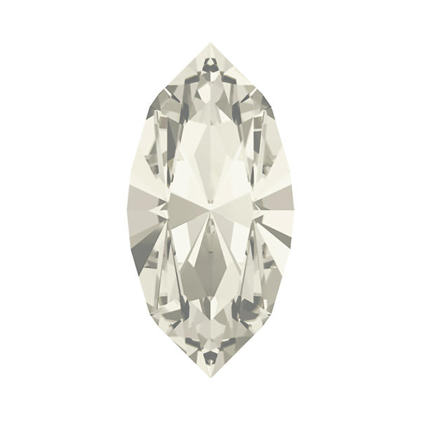 Swarovski Fancy Stones 4228 8 x 4 mm Crystal Silver Shade