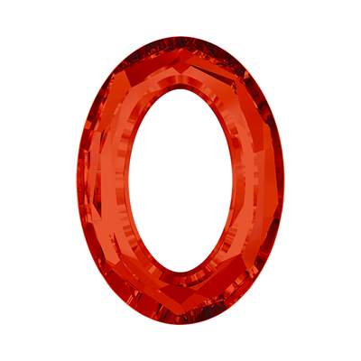 4137 15 x 11 mm Crystal Red Magma - 72 pcs