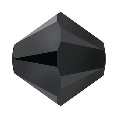 5328 3 mm Jet Hematite 2X - 1440 pcs