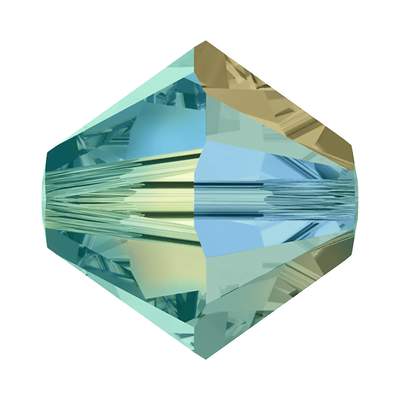 5328 4 mm Blue Zircon AB 2X - 1440 pcs