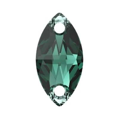 3223 12 x 6 mm Emerald F - 48 pcs