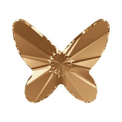 2854 12 mm Crystal Golden Shadow F - 144 pcs