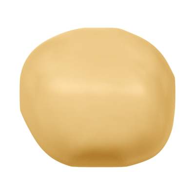 5840 14 mm Crystal Gold Pearl - 50 pcs