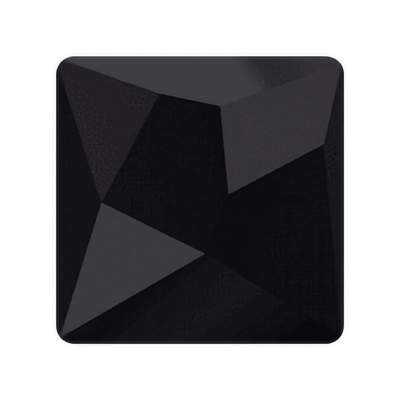 2420 10 mm Jet Unfoiled - 144 pcs