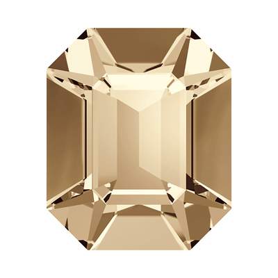 4600 10 x 8 mm Crystal Golden Shadow F - 144 pcs