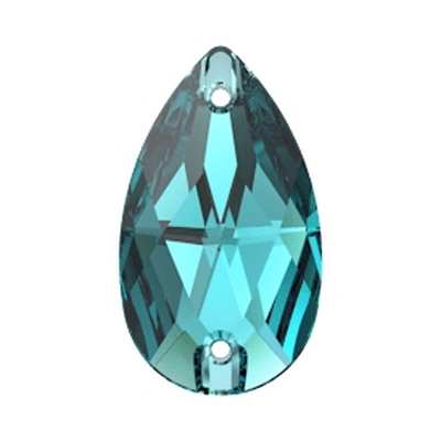 3230 28 x 17 mm Blue Zircon F - 24 pcs