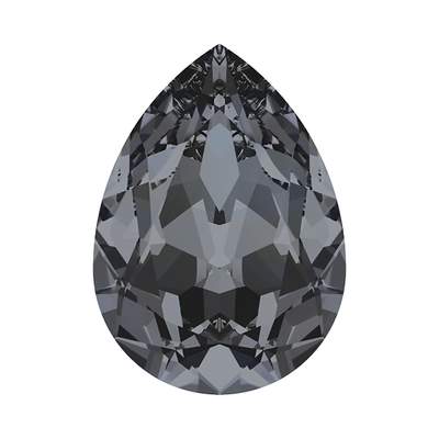 4320 6 x 4 mm Crystal Silver Night F - 360 pcs