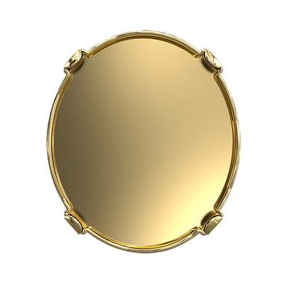 4196/S 23 x 20 mm Brass 3P00CZ - 16 pcs